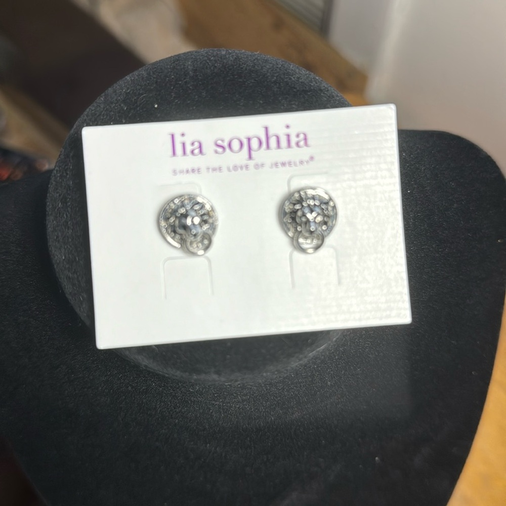 New Lia Sophia earrings.